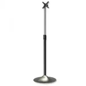Techly Ica-tr10 Soporte De Pie Para Pantalla Plana 68,6 Cm (27") Soporte De Suelo Con Ruedas Para Pantalla Plana Plata