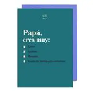 UO Postal Papá eres muy (multirespuesta a elegir)