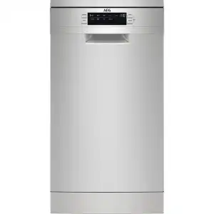 AEG - Lavavajillas 10 Servicios, Bandeja Cubiertos, 45 Cm - FFB73527ZM