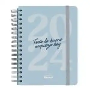 Mr Wonderful Agenda anual 2024 día por página Todo lo bueno empieza hoy