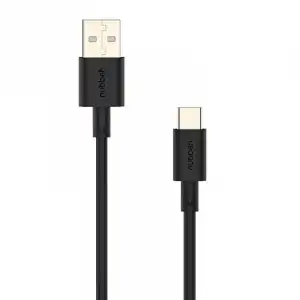 Nubbeh Elisium Cable USB-A a USB-C Tpe 1m 3A Negro