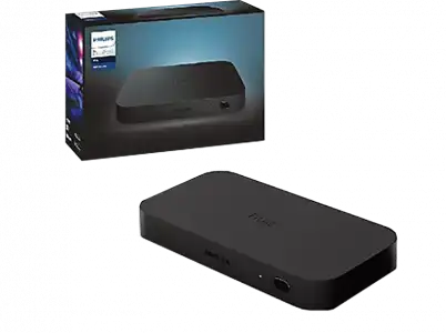 Sincronizador HDMI - Philips Hue Play Sync Box, Smart Lights, Hasta 4K, Bluetooth, WiFi, Negro