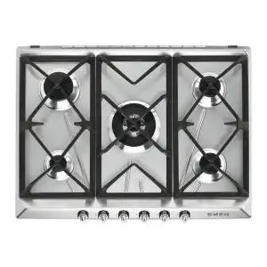 Smeg - Placa Gas 5 Quemadores - SR975XGH