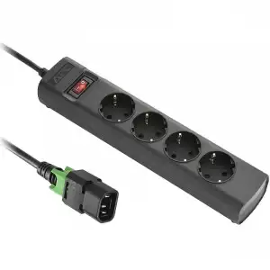 APC Regleta para SAI 4 Tomas Conector IEC Negra