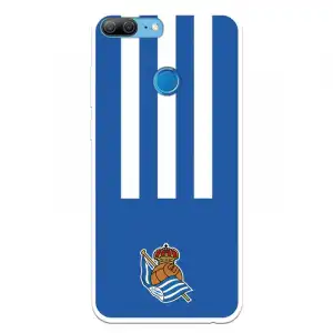 Funda Para Huawei Honor 9 Lite Del Real Sociedad De Fútbol Real Rayas Verticales - Licencia Oficial Real Sociedad De Fú
