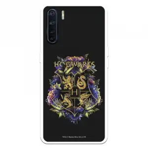 Funda Para Oppo A91 Oficial De Harry Potter Hogwarts Floral - Harry Potter