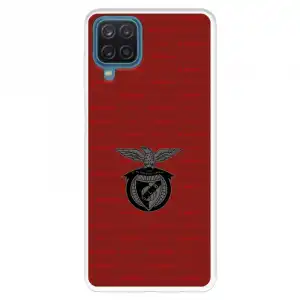 Funda Para Samsung Galaxy A22 4g Del Escudo Fondo Granate - Licencia Oficial Benfica