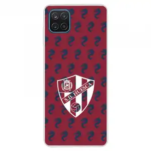 Funda Para Samsung Galaxy M12 Del Huesca Patrón Dragones - Licencia Oficial Sd Huesca
