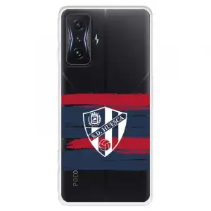 Funda Para Xiaomi Poco F4 Gt Del Sd Huesca Rayas Transparente - Licencia Oficial Sd Huesca