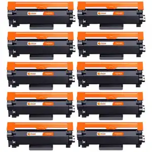Pccom Essential Brother TN2420/TN2410 Tóner Compatible Negro Pack 10