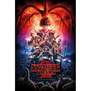 Pyramid Maxi Póster Stranger Things One Sheet Temporada 2 91.5x61cm