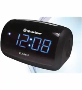 Todoelectro.es Reloj Despertador Roadstar Clr-2615 - Display 1.8'' Lcd Blanco - 2 Alarmas -