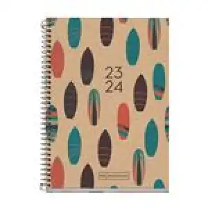 Agenda escolar 2023/2024 Miquelrius Activa semana vista Eco Surf Beige catalán