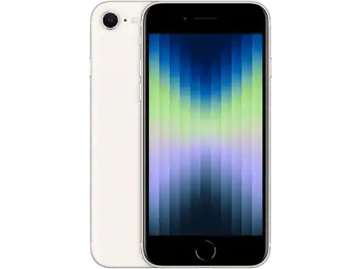 APPLE iPhone SE (3ª gen.), Blanco Estrella, 256 GB, 5G, 4.7" Retina HD, Chip A15 Bionic, iOS