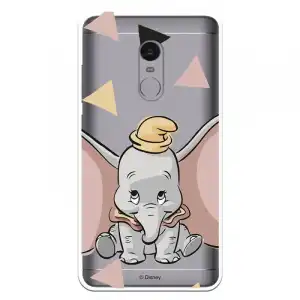Funda Oficial Disney Dumbo Silueta Transparente Para Xiaomi Redmi Note 4