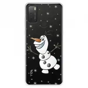 Funda Para Tcl 20y Oficial De Disney Olaf Transparente - Frozen