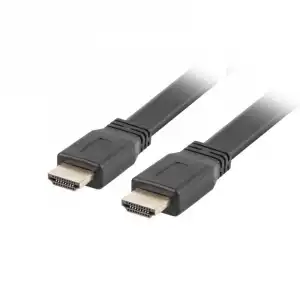Lanberg Cable HDMI 2.0 4K Plano Macho/Macho 5m Negro
