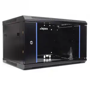 Lapara Armario Rack Mural 6U 600x450mm Negro