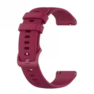 Ociodual Correa Rojo Vino para Garmin Venu2s/vivomove 3/4s/forerunner 255s-265s/huawei Watch-fit