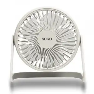 Sogo Ventilador de Sobremesa USB 12cm Blanco