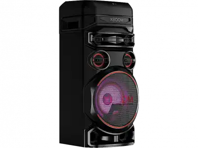 Altavoz - LG RNC7, Luces Multi Color, Efectos DJ. Función karaoke. de Voz, Negro
