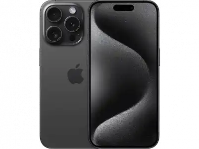 Apple iPhone 15 Pro, Titanio Negro, 256 GB, 5G, 6.1" Pantalla Super Retina XDR, Chip A17 Bionic, iOS
