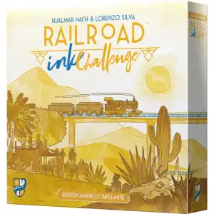 Asmodee Railroad Ink: Edición Amarillo Brillante Juego de Mesa