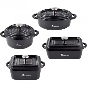 Bergner Cook and Share Set 4 Mini Cacerolas Cerámica