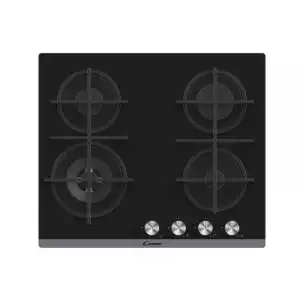 Candy CVG6BF4WEB Placa de Gas 3 Zonas 60cm Negra