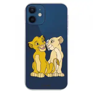 Funda Oficial de Disney El Rey León Simba y Nala Silueta para iPhone 12 Mini