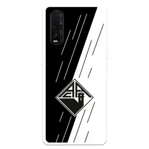 Funda Para Oppo Find X2 Del Académica De Coimbra Escudo Bicolor - Licencia Oficial Académica De Coimbra