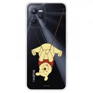 Funda Para Realme C35 Oficial De Disney Winnie Columpio - Winnie The Pooh