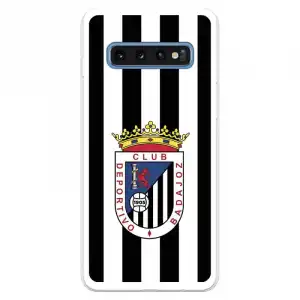 Funda Para Samsung Galaxy S10 Plus Del Badajoz Escudo Blanquinegro - Licencia Oficial Club Deportivo Badajoz