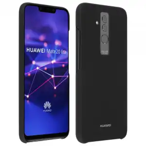 Huawei Glossy Funda Rígida Negra para Huawei Mate 20 Lite