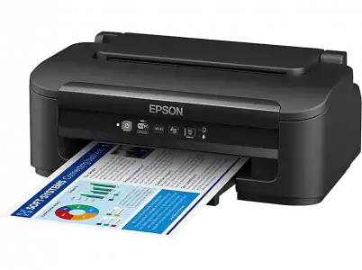Impresora - Epson WorkForce WF-2110W, de inyección tinta, 34 ppm, Negro