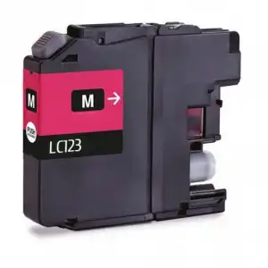 Inkpro Cartucho de Tinta Compatible con Brother LC123XL Magenta
