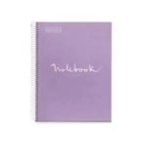 Libreta Miquelrius A4 80 hojas Cuadriculada Emotions Craft Lavanda