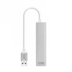 Nanocable Conversor USB 3.0 a Ethernet Gigabit + 3xUSB 3.0 15cm
