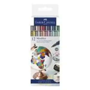Pack Faber-Castell 12 rotuladores Metallics