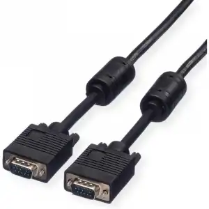 Roline Cable VGA Alta Calidad con Ferritas HDB15 Macho/Macho 20m