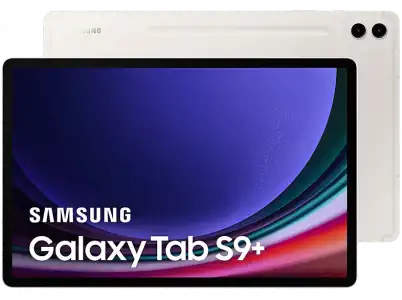 Tablet - Samsung Galaxy Tab S9 Plus 5G, 256GB, 12GB RAM, Crema, 12.4", Snapdragon 8 Gen 2, Android 13