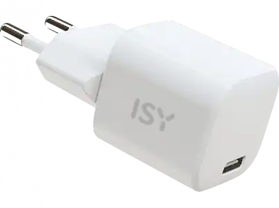 Cargador - ISY IWC-4020, Universal, 1 Puerto USB-C, Fast Charging, Blanco