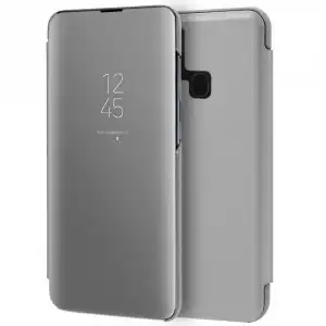 Cool Funda Flip Cover Clear View Plata para Samsung M215 Galaxy M21 / M31