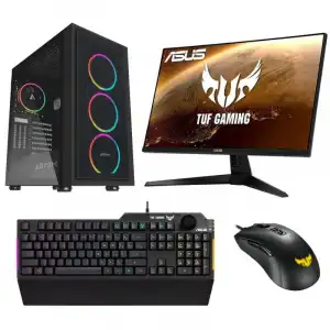 Epical-Q GPlus37 AMD Ryzen 5700X/32GB/1TB SSD/RTX 4070 + Monitor 27" IPS FullHD 165Hz + Combo ASUS TUF Gaming