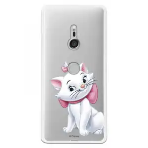 Funda Oficial Disney Marie Silueta Transparente Para Sony Xperia Xz3 - Los Aristogatos