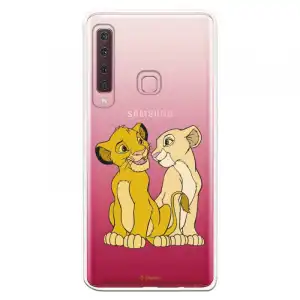 Funda Oficial Disney Simba Y Nala Transparente Para Samsung Galaxy A9 2018 - El Rey León