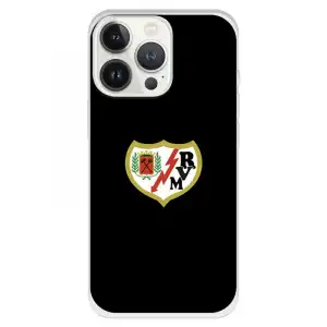 Funda Para Iphone 13 Pro Del Rayo Vallecano Escudo Fondo Negro - Licencia Oficial Rayo Vallecano