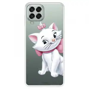 Funda Para Samsung Galaxy M33 5g Oficial De Disney Marie Silueta - Los Aristogatos
