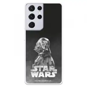 Funda para Samsung Galaxy S21 Ultra Oficial de Star Wars Darth Vader Fondo Negro