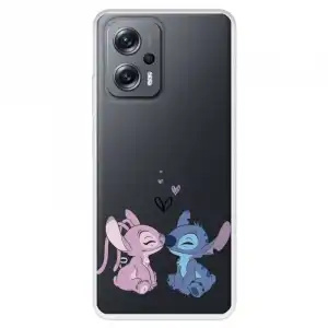 Funda Para Xiaomi Poco X4 Gt Oficial De Disney Angel & Stitch Beso - Lilo & Stitch